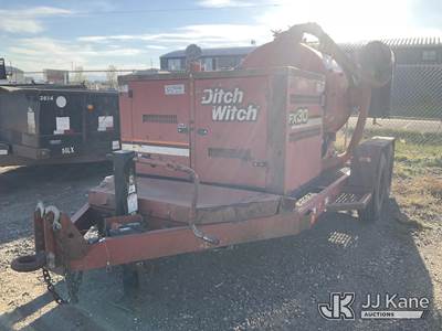2010 Ditch Witch FX30 T/A Vacuum Excavation Trailer