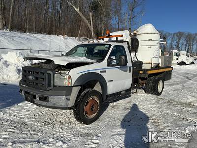 Vacuum Excavation System mounted on 2007 Ford F-550 Flatbed Truck