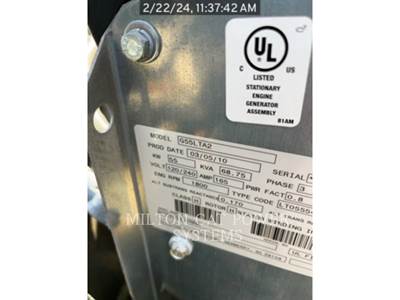 Caterpillar G55LTA2 Generator
