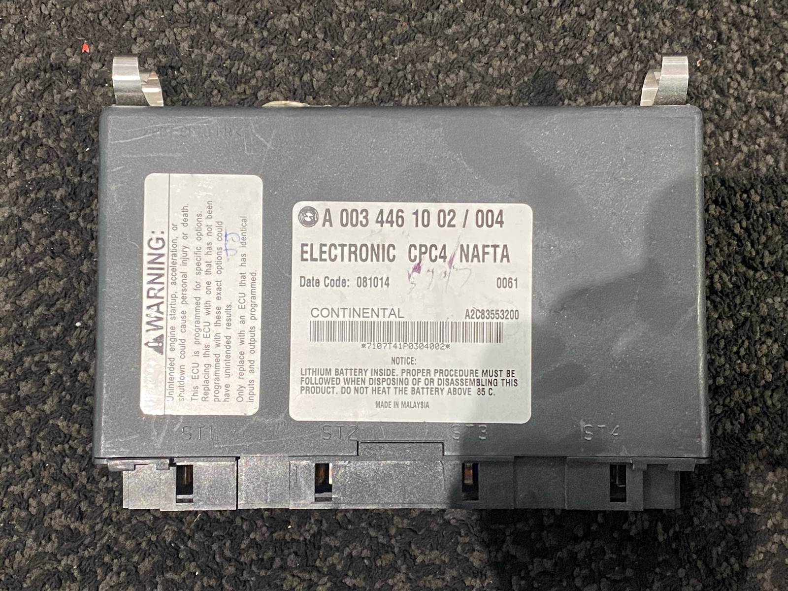 Continental CPC4 Chassis Control Module For Freightliner Cascadia For 