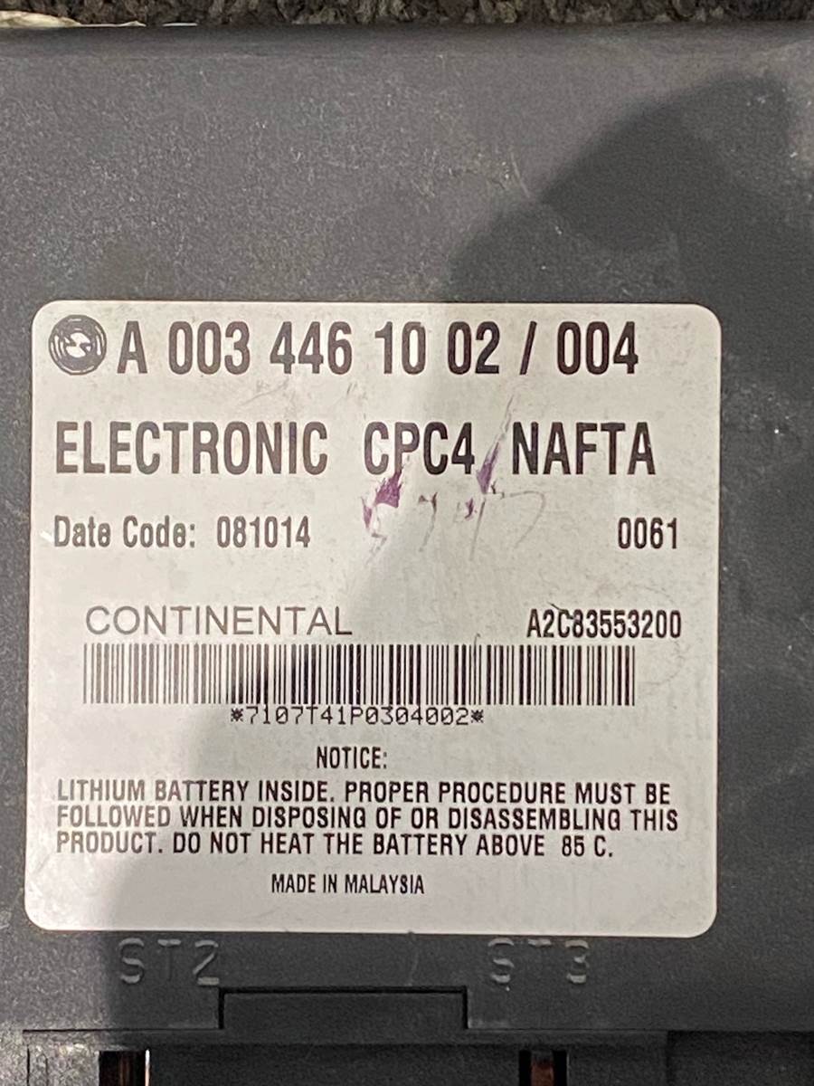 Continental CPC4 Chassis Control Module For Freightliner Cascadia For 