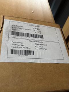 Caterpillar C4.4 Clean Emissions Exhaust Module DPF Assembly
