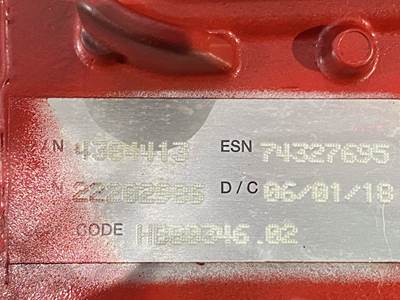 2018 Cummins L9 Engine Control Module (ECM) for CM2350