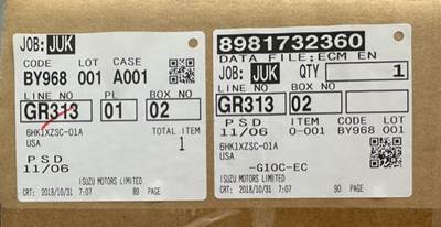 公式ファッションブランド通販サイト 2018 For 6HK1 for (ECM) Module Control Engine 6HK1 Isuzu フラワー・リース