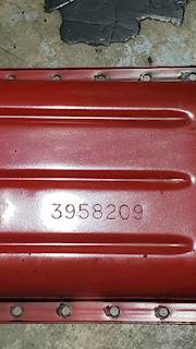 2011 Cummins ISB Engine Oil Pan