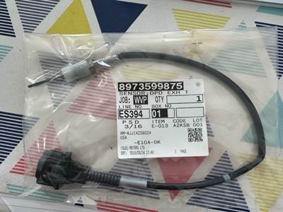 Isuzu 4JJ1 Diesel Engine DPD Sensor 8973599875