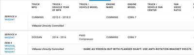 Horton 9802047 Fan Clutch for Cummins QSB6.7 Doosan