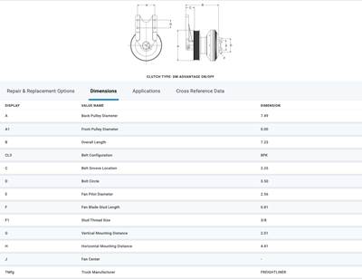 Horton 99A8652 Fan Clutch for Cummins ISL, ISC