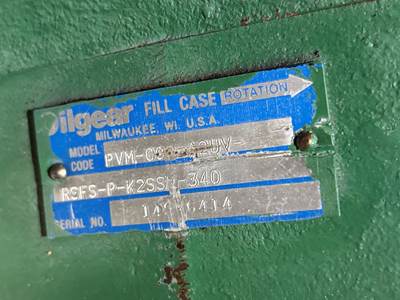 Unmarked Hydraulic Pump