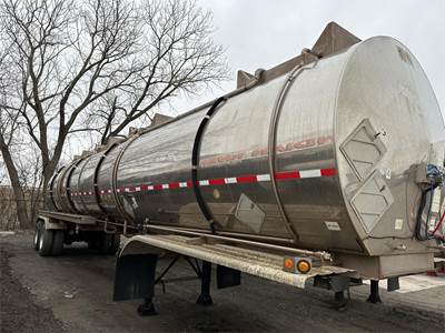 BULK DOT407/ 4-COMPARTMENTS, 2300, 1600, 1600, 1700 / Chemical / Acid Tank Trailer
