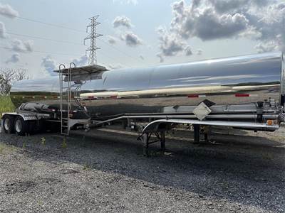Polar DOT407 / 7,000 / AIR RIDE Chemical / Acid Tank Trailer