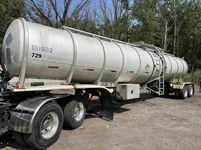 Polar Tandem Axle Aluminum Fuel Tanker Trailer - Spring