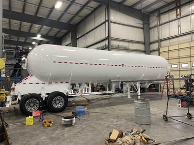 DALLAS 11,200 GAL MC 331 SPRING RIDE Industrial Gas Tank Trailer