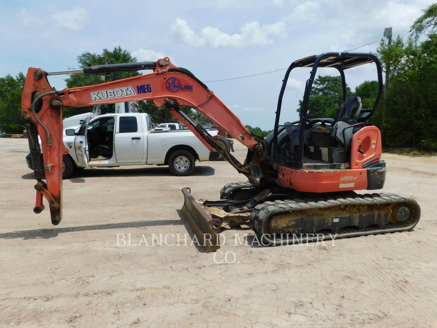 2014 Kubota U554 Excavator For Sale, 5,142 Hours Lexington, SC