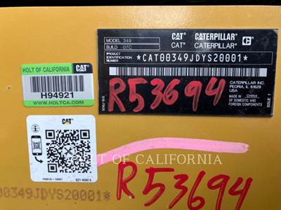 Caterpillar 349 Excavator