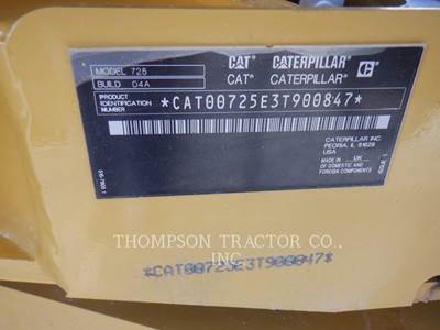 Caterpillar 725 Articulated Truck