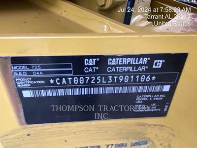 Caterpillar 725 Articulated Truck