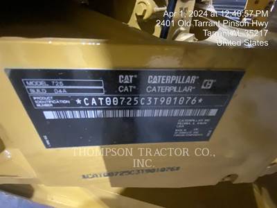 Caterpillar 725 Articulated Truck