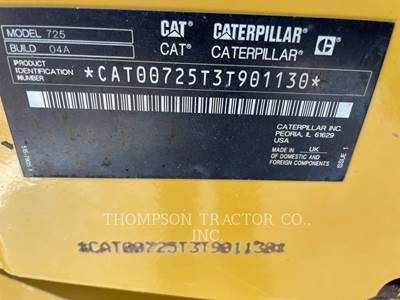 Caterpillar 725 Articulated Truck