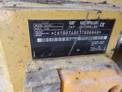 Caterpillar 740GC Articulated Truck