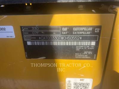 Caterpillar 330 Excavator