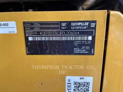 Caterpillar 336 Excavator