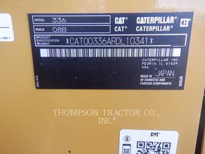 Caterpillar 336 Excavator