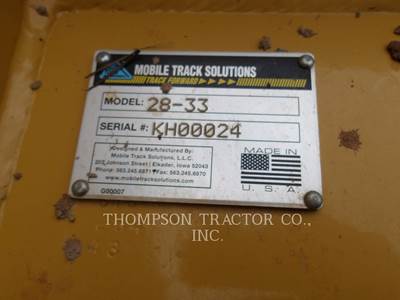 MOBILE TRACK SOLUTIONS 28-33MTS Pull Scraper