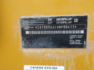 Caterpillar 966XE Wheel Loader