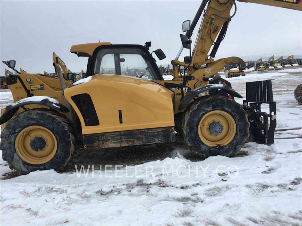 2014 Caterpillar TH407C Telehandler Forklift For Sale, 3,849 Hours