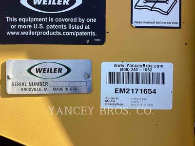 Weiler E2850 Remixing Transfer Vehicle