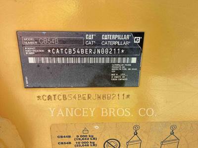 Caterpillar CB54B Tandem Vibratory Roller