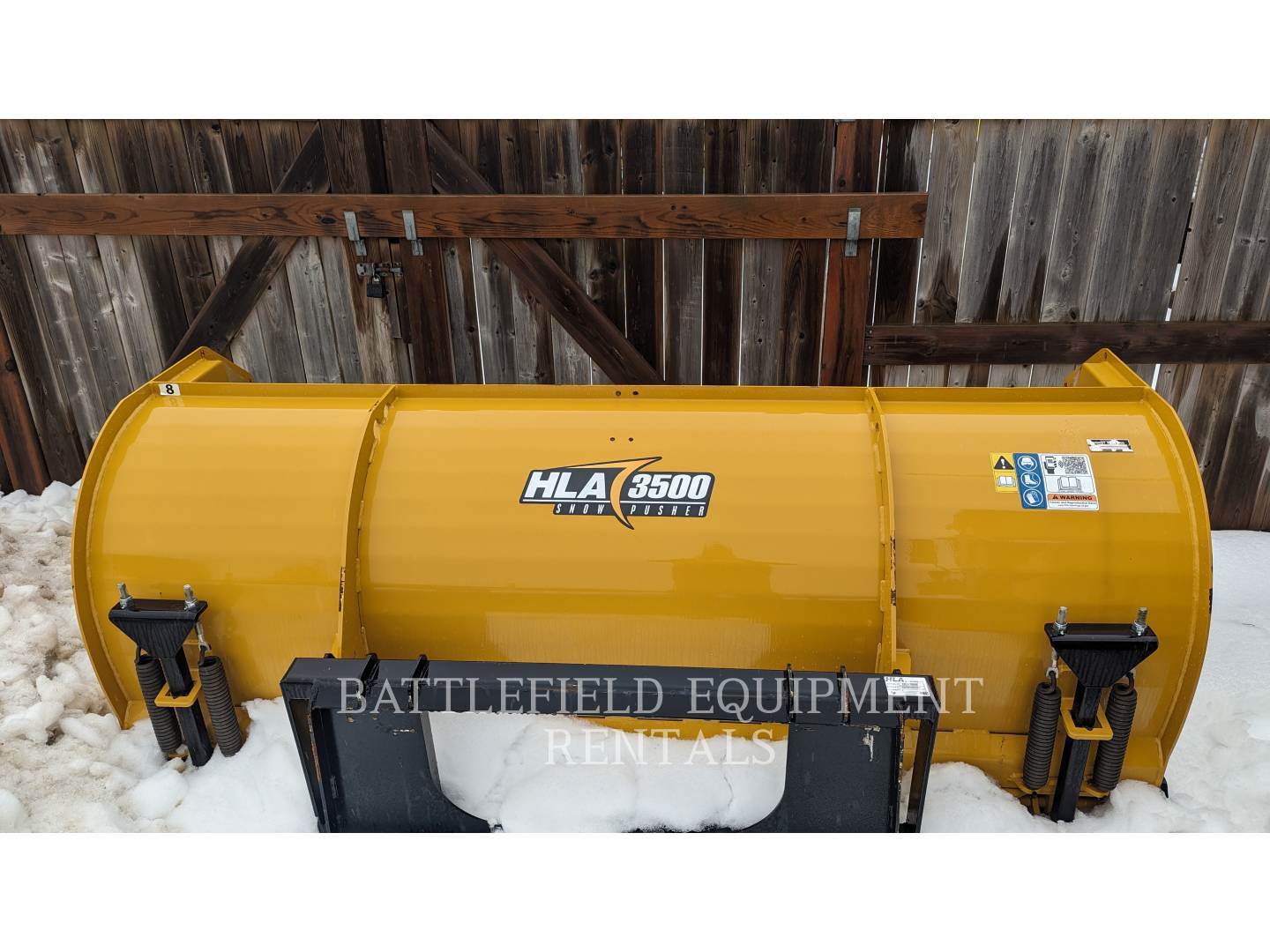 HLA ATTACHMENTS 3500.SERIES.8.FT.SNOW PUSHER Snow Plow For Sale