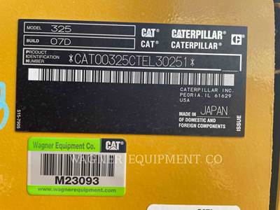 2023 Caterpillar 325 Excavator For Sale, 3,008 Hours | Aurora, CO