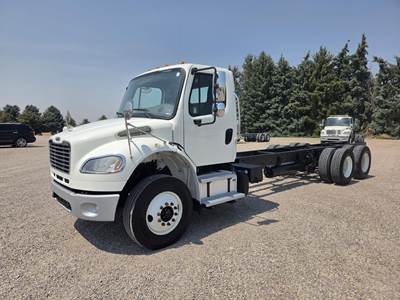 Freightliner M2 106 Tandem Axle Cab & Chassis Truck - Detroit, 375HP, 6 Speed Allison Hs Automatic