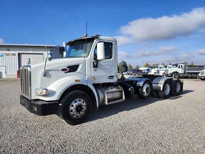 Peterbilt 567 Tri Axle Day Cab Truck - Cummins 485HP, 6 Speed Allison Rds Automatic