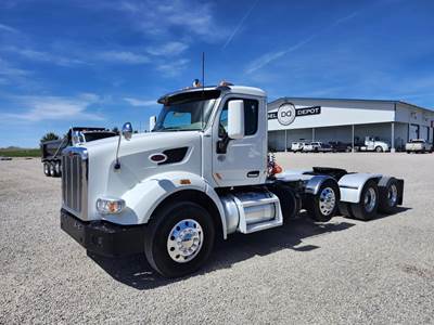 Peterbilt 567 Tri Axle Day Cab Truck - Cummins 485HP, 6 Speed Allison Rds Automatic