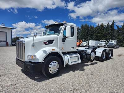 Peterbilt 567 Tri Axle Day Cab Truck - Cummins 485HP, 6 Speed Allison Rds Automatic