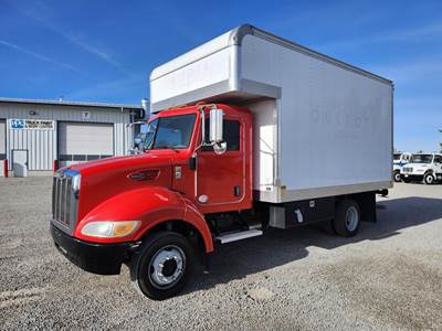 Peterbilt 325 20 ft Box Truck - 200HP, Automatic, Swing Door, Liftgate