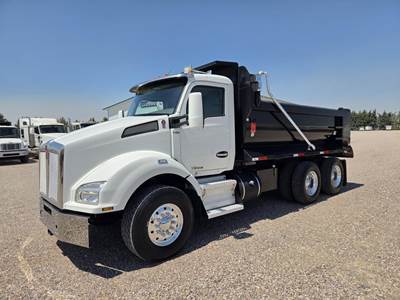 Kenworth T880 Dump Truck - Paccar 455HP, 13 Speed Ultrashift Plus Automatic, 15' Dump