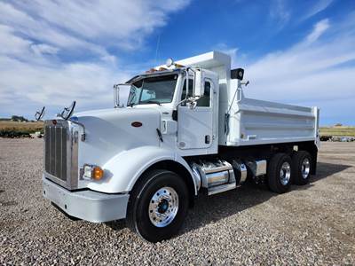 Peterbilt 365 Dump Truck - Cummins 425HP, 6 Speed Allison Rds Automatic, 15' Dump