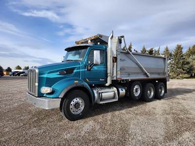 Peterbilt 567 Tri Axle Dump Truck - Paccar 455HP, 8Ll Manual, 17.5' Dump