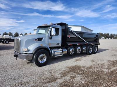 Peterbilt 567 Five Axle Dump Truck - Cummins 500HP, 13 Speed Manual, 20' Dump