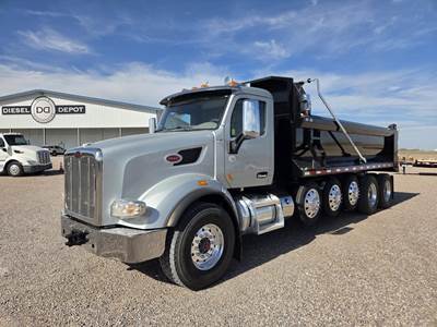 Peterbilt 567 Five Axle Dump Truck - Cummins 500HP, 13 Speed Manual, 20' Dump