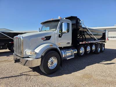 Peterbilt 567 Five Axle Dump Truck - Cummins 500HP, 13 Speed Manual, 20' Dump