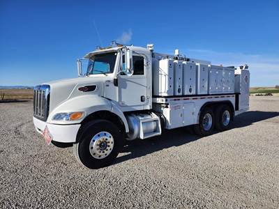Peterbilt 348 Tandem Axle Fuel & Lube Truck - Paccar, 330HP, 6 Speed Allison Rds Automatic