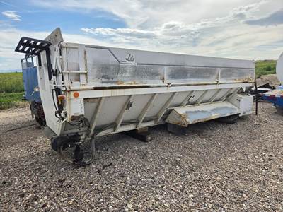 1997 Double L 20' Truck Body with Dual Drive, Liner & Manual Tarp