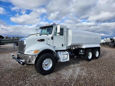 Peterbilt 348 4000 Gallon Water Truck - Paccar 350HP, 10 Speed Manual