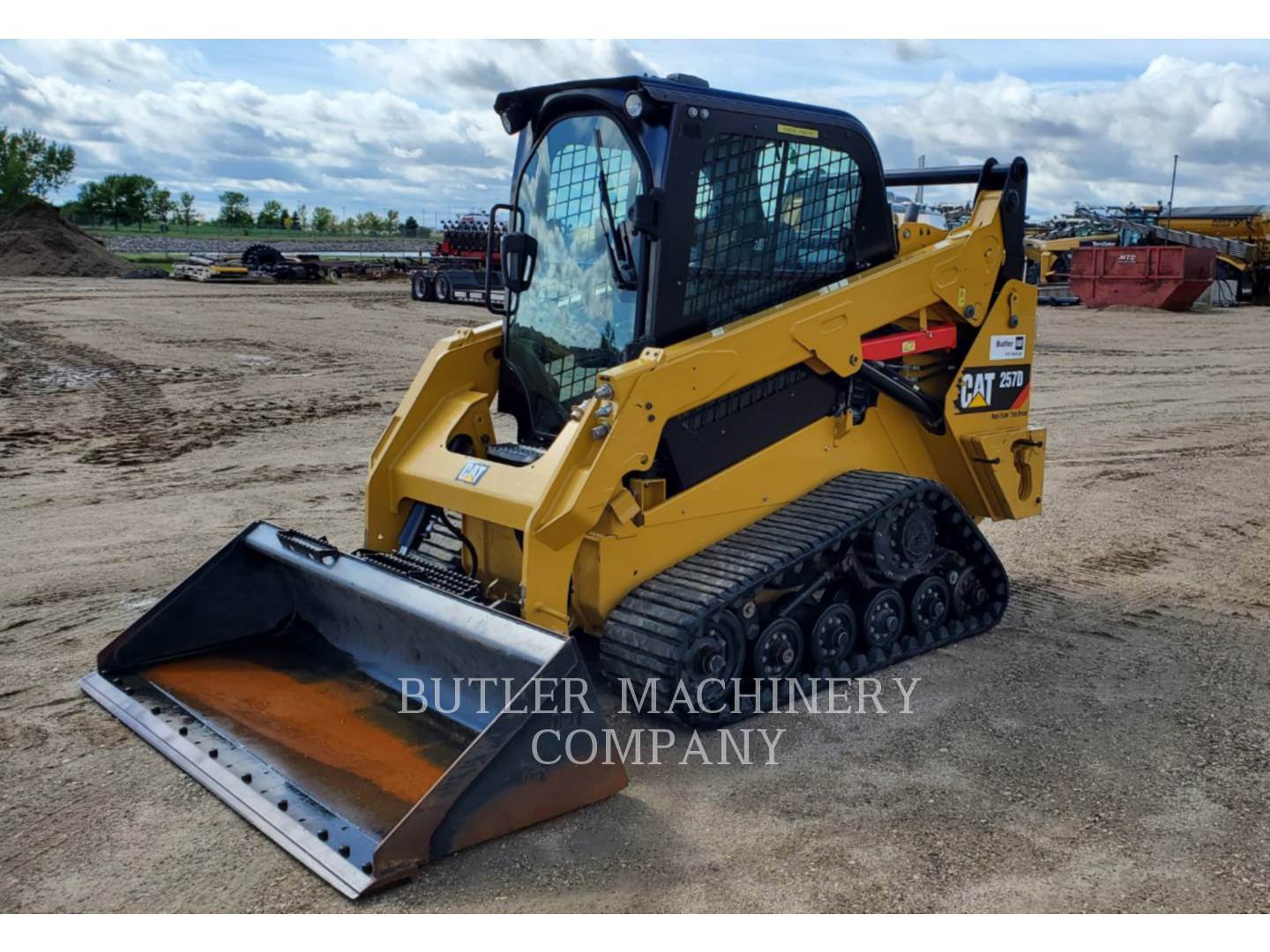 2017 Caterpillar 257D Compact Track Loader For Sale, 1,480 Hours