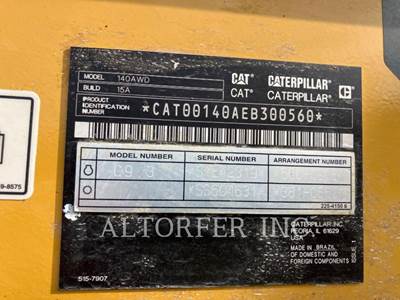Caterpillar 140-15AWD Motor Grader